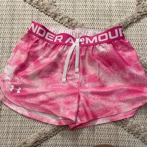 Under Armour kids Vibrant pink Athletic Shorts